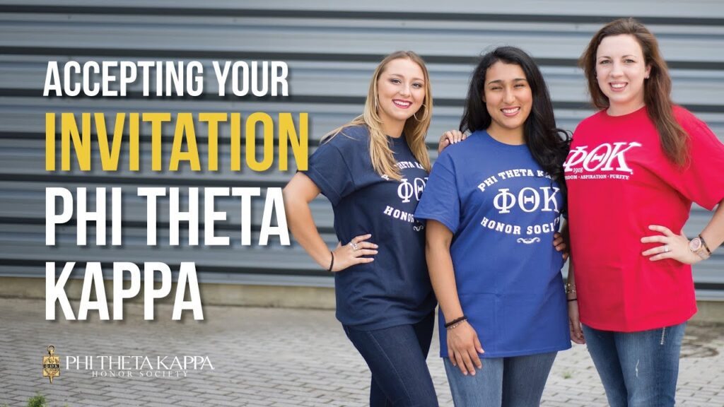 Accepting Your Invitation to Phi Theta Kappa Honor Society