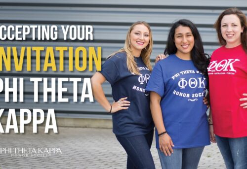 Accepting Your Invitation to Phi Theta Kappa Honor Society