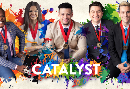 International Officers with Catalyst Logo