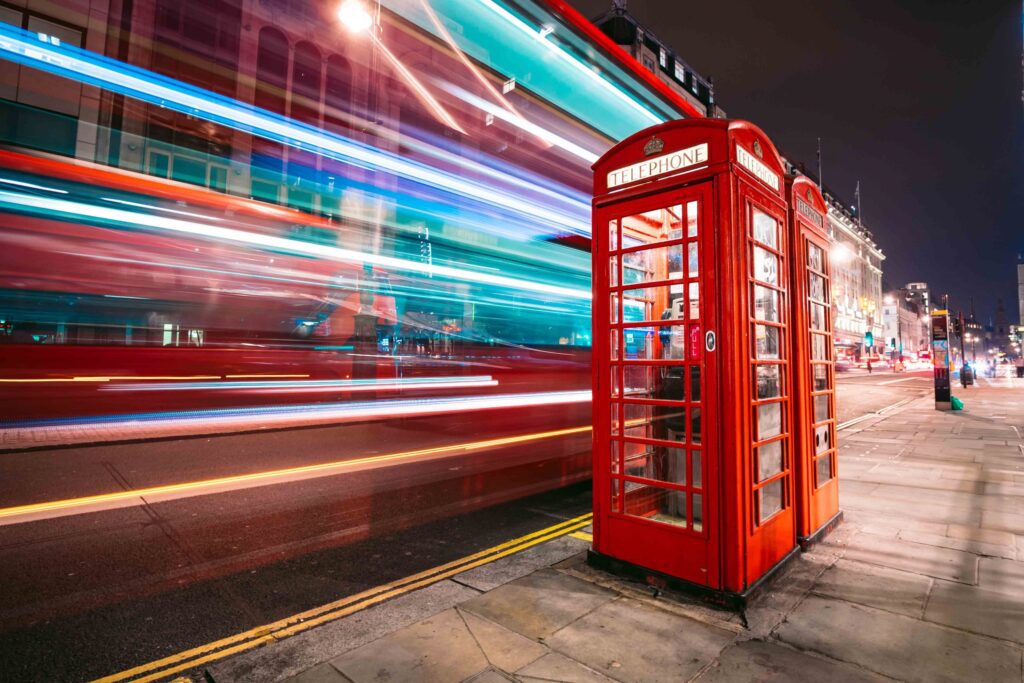 red telephone booth